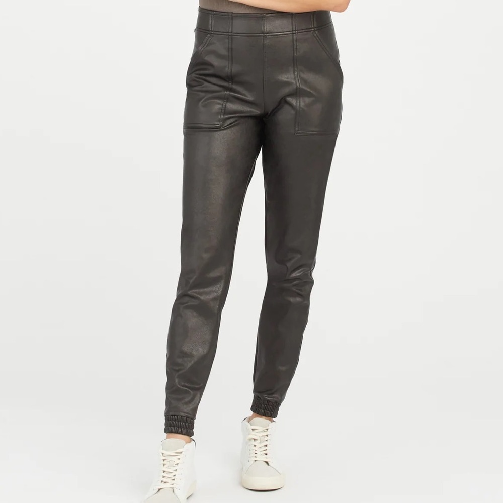 Spanx Leather Like Joggers